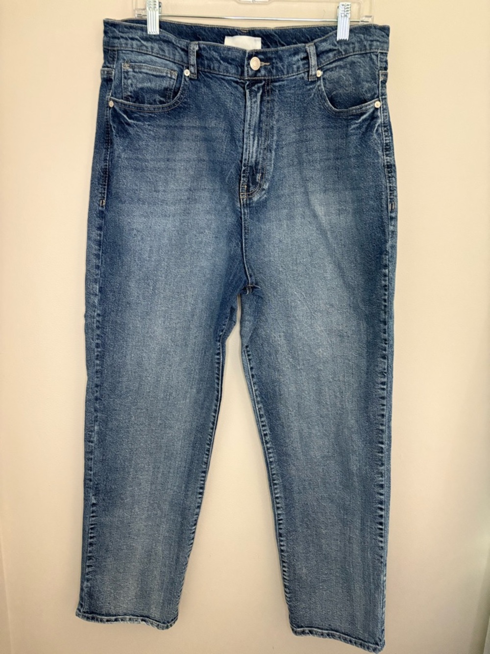 Habitual Jeans 14/32 High Rise Straight Leg Denim Medium Wash